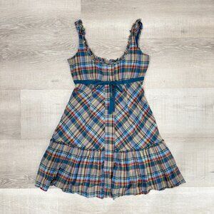 Free People Plaid Dress